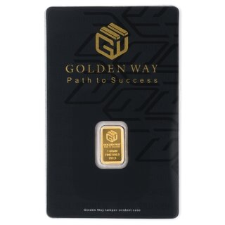 1 gram Golden Way gold bar